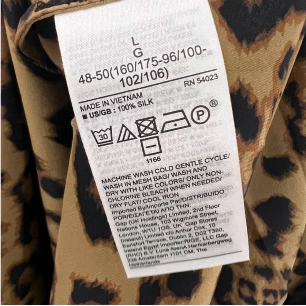 Banana Republic 100% Silk Leopard Print Slip Maxi Dress | LG - Picture 2 of 7